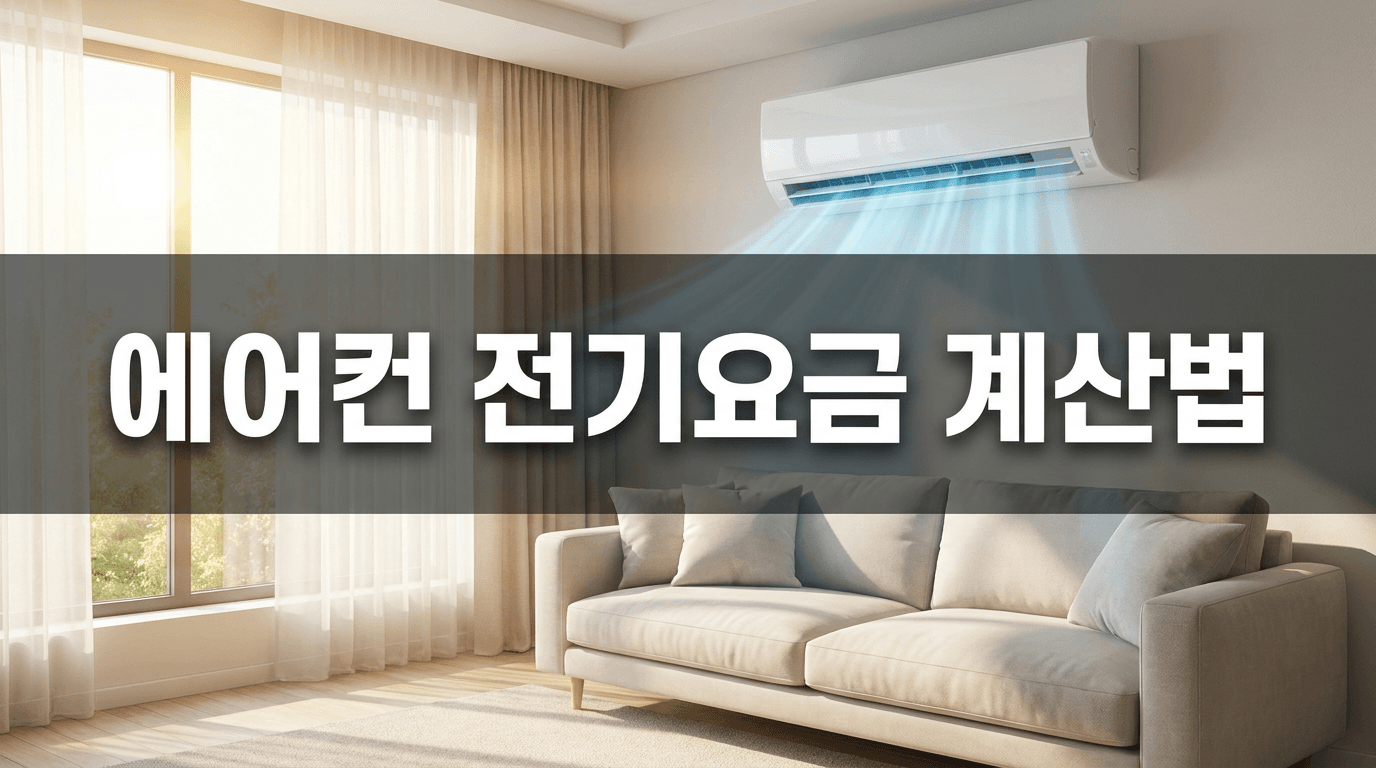 에어컨 하루 종일 틀면 전기요금 얼마 나올까?