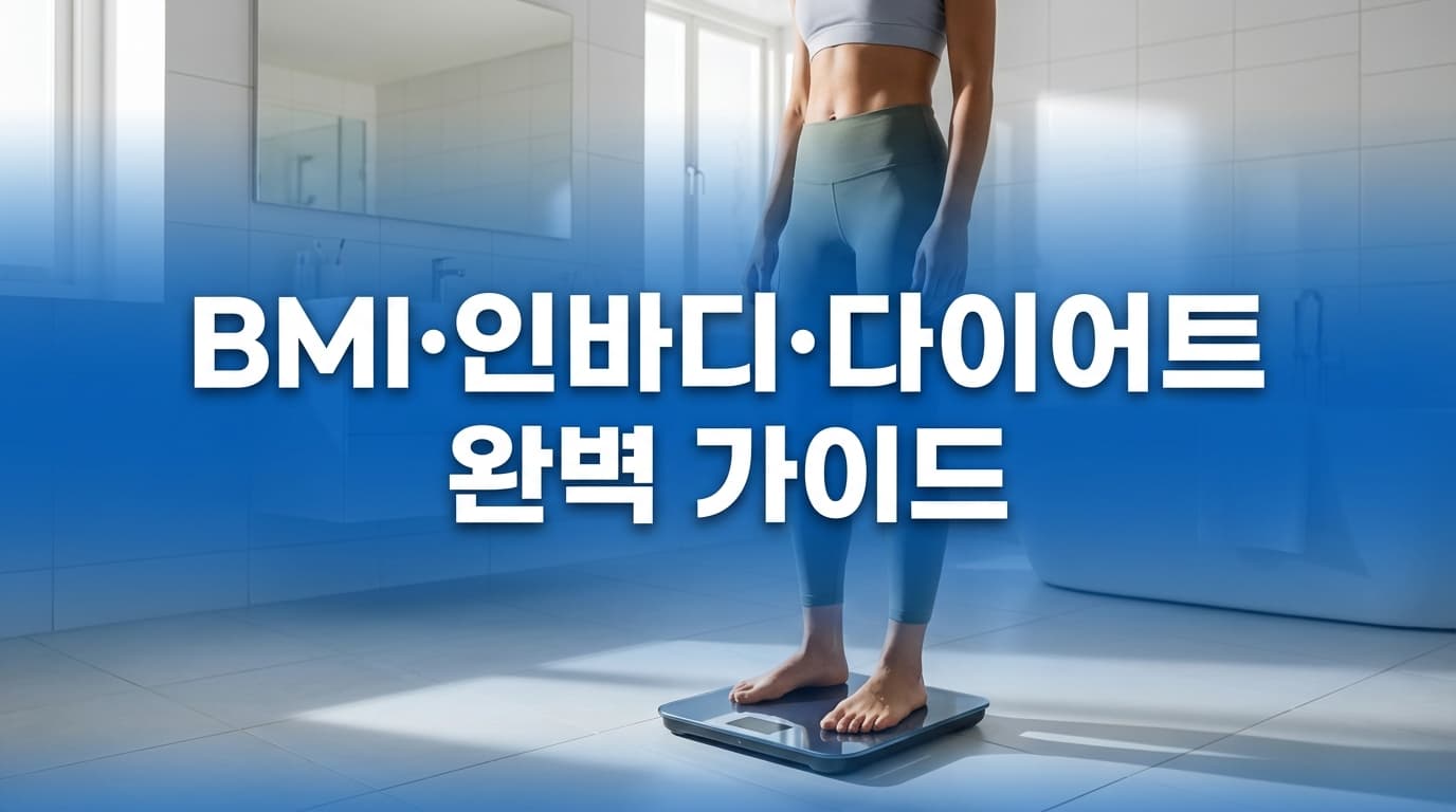 BMI 계산법·인바디 측정·다이어트 식단까지! 체중 관리 완벽 가이드