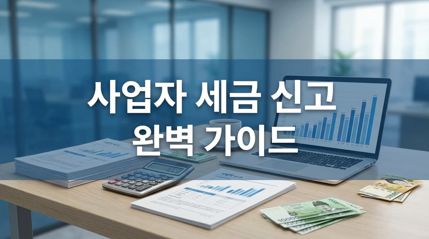 개인사업자·법인사업자 세금 신고 완벽 가이드 – 소득 신고부터 절세까지