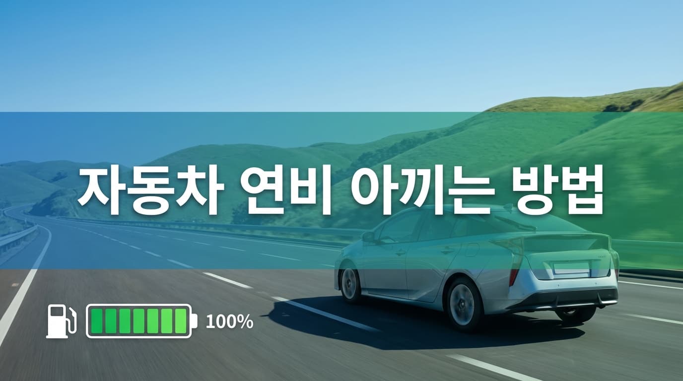 자동차 연비 아끼는 방법 총정리 🚗 운전 습관부터 차량 관리까지