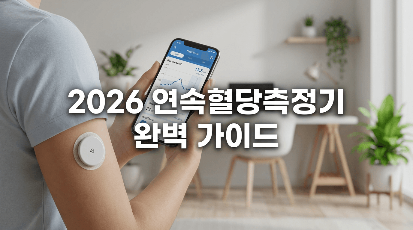 2026 연속혈당측정기(CGM) 완벽 가이드 — 비당뇨인 다이어트 활용·종류·가격·혈당스파이크 관리 총정리