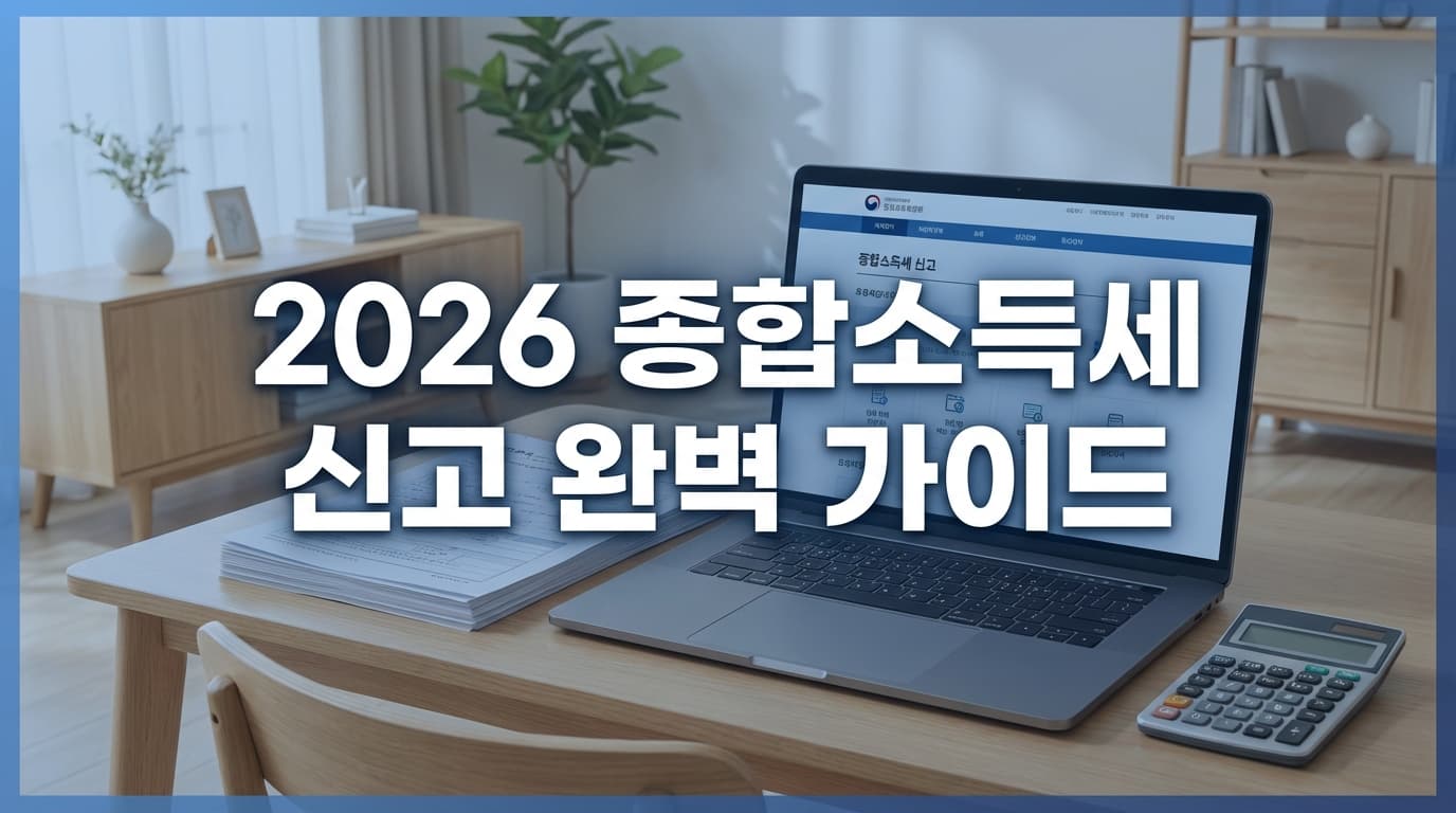 2026 종합소득세 신고 완벽 가이드: 프리랜서·자영업자 필수 정보