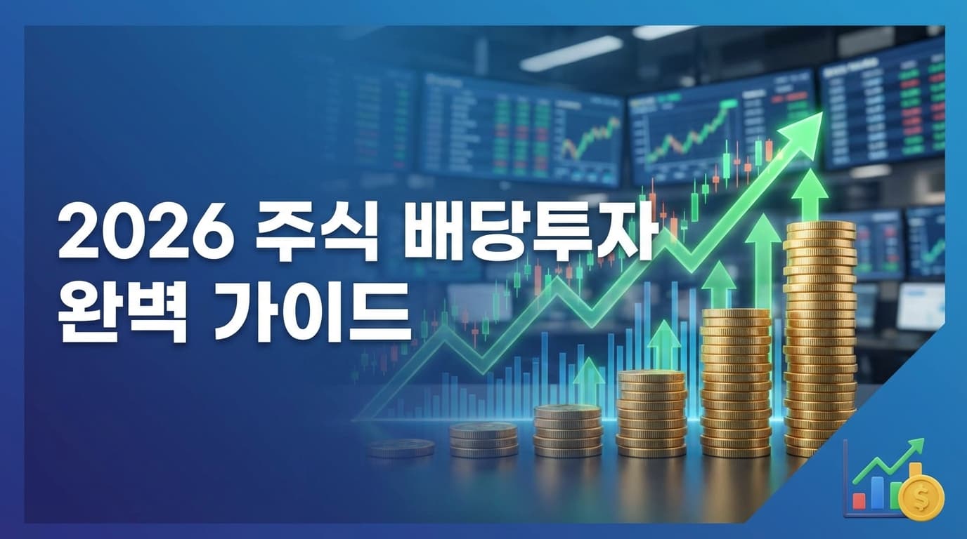 2026년 주식 배당투자 완벽 가이드 - 초보부터 고배당주 전략까지