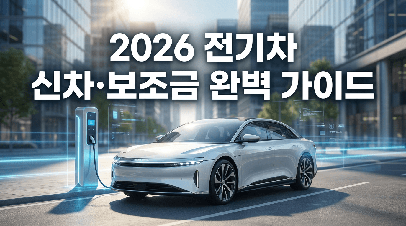 2026 전기차 신차·보조금 완벽 가이드 — 아이오닉9·EV4·GV90 출시 일정·국비/지방비 보조금·전환지원금 총정리