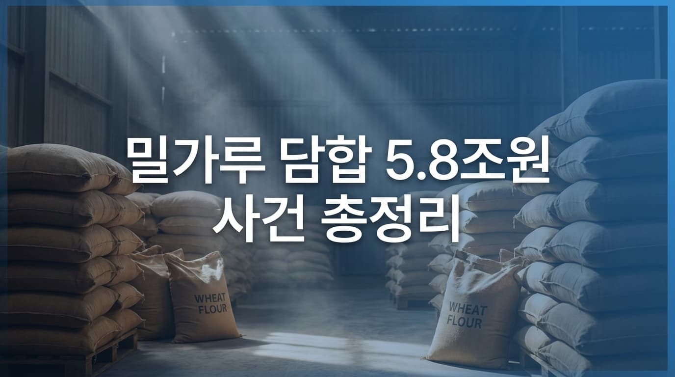 밀가루 7개사 5.8조원 담합 사건 총정리: 공정위 20년 만의 가격재결정명령