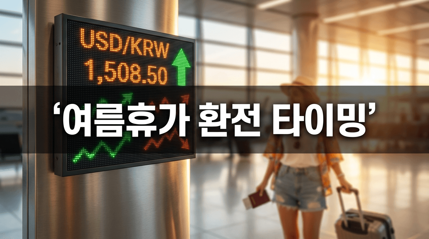 환율 1,500원에 묶였다 — 여름 해외여행, 환전 언제 해야 덜 손해 볼까