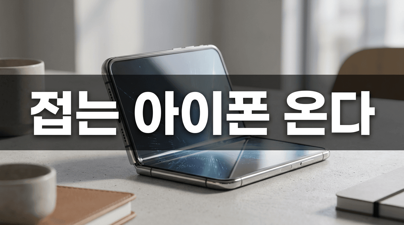드디어 접히는 아이폰 온다 — 올가을 출시설, 가격은 270만 원부터