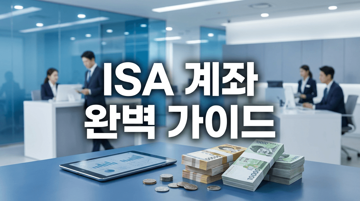 2026 ISA 계좌 완벽 가이드 — 일반형·서민형·중개형 비교, 비과세 한도 200/400만 원, 만기 후 IRP 전환 절세전략