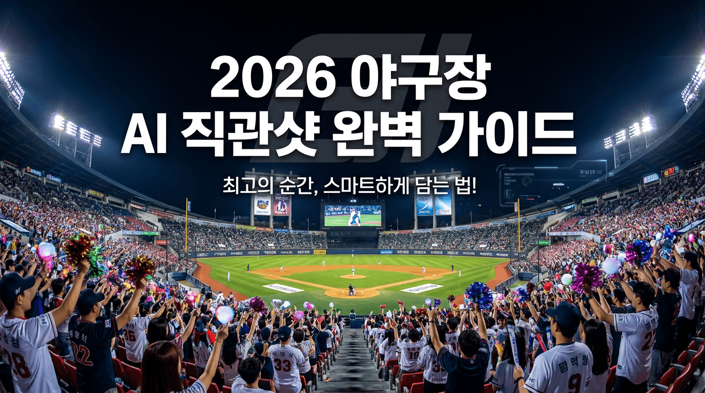 2026 KBO 야구장 AI 직관샷 완벽 가이드 — Kling AI로 야구장 여신 만드는 법·프롬프트·무료 도구 비교