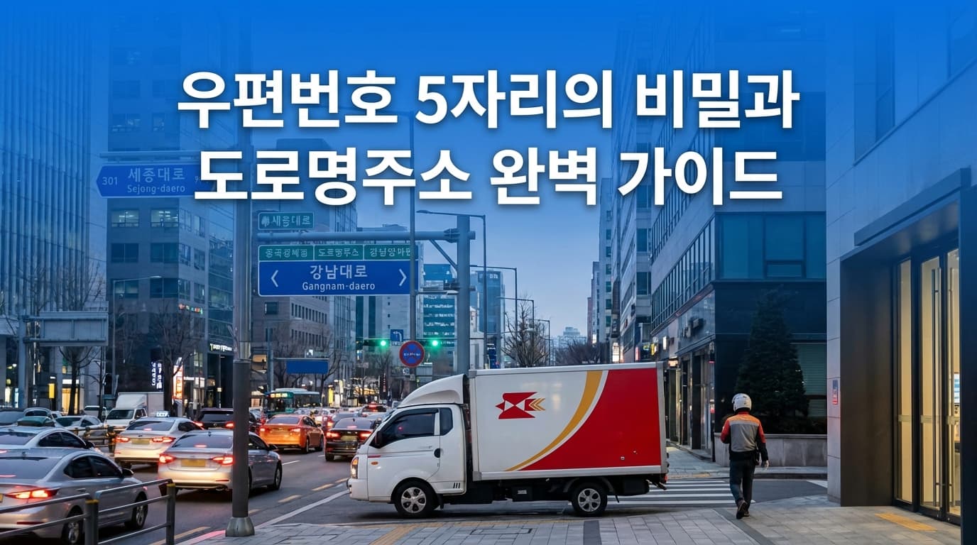 대한민국 우편번호 5자리의 비밀과 도로명주소 완벽 가이드