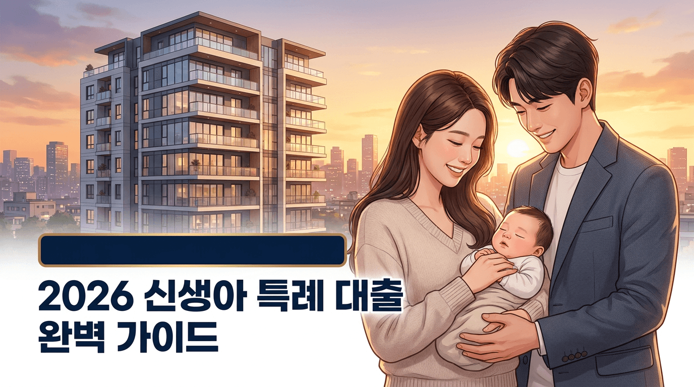 2026 신생아 특례 대출 완벽 가이드 — 자격·금리·한도, 디딤돌·버팀목 비교 총정리
