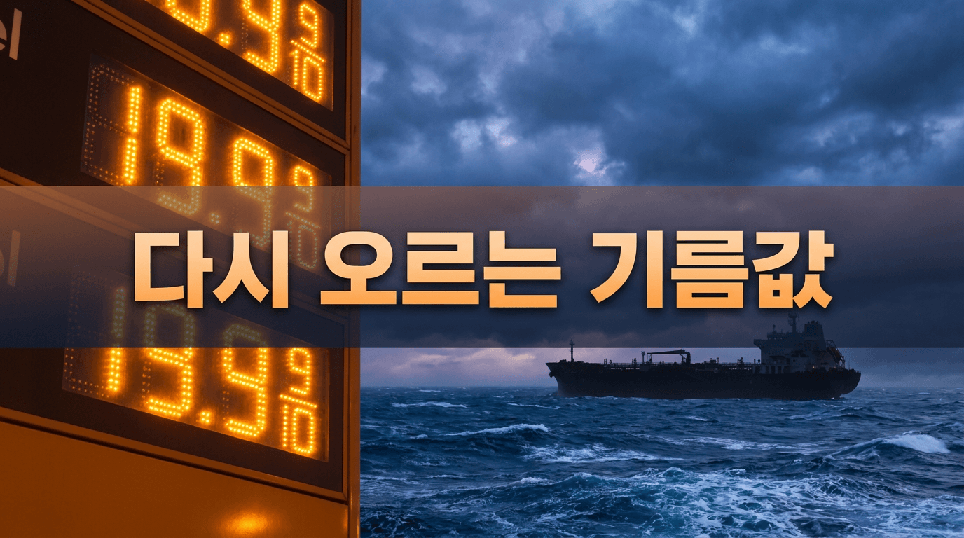 기름값 이제 좀 내리나 했더니 — 호르무즈가 다시 흔든다