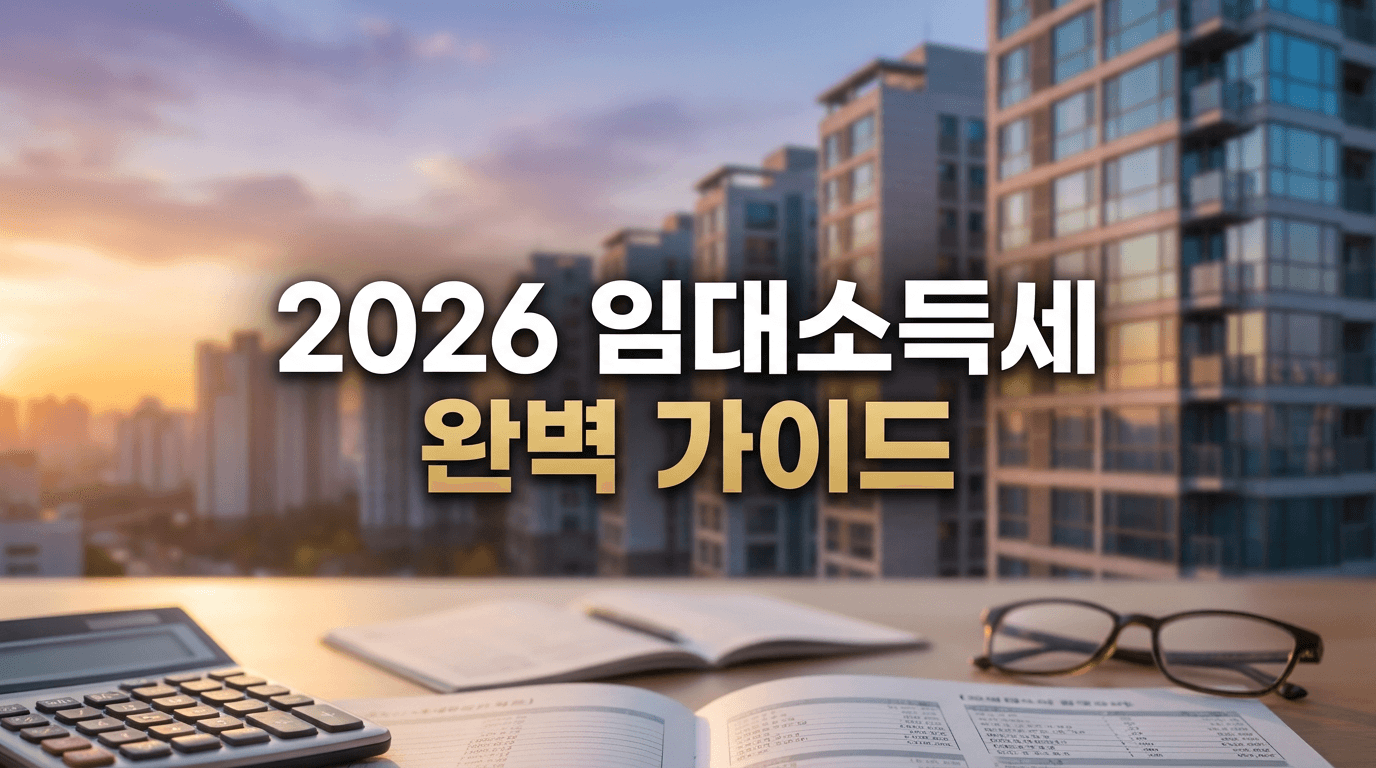 2026 임대소득세 완벽 가이드 — 주택임대·상가임대 신고, 분리과세 vs 종합과세, 사업자등록·간주임대료 총정리