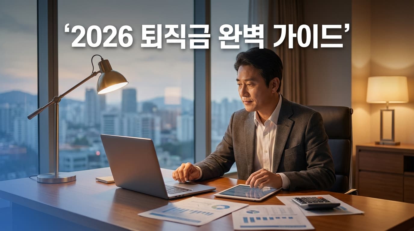 2026 퇴직금 완벽 가이드 — 계산법·중간정산·퇴직연금(DB/DC)·IRP 절세까지