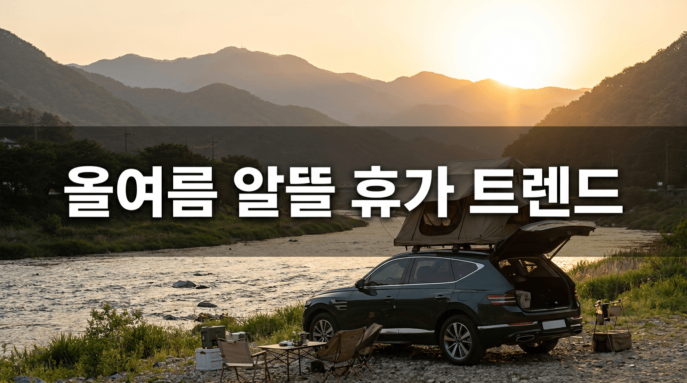 고물가에 달라진 올여름 휴가, 국내·근거리·차박이 뜬다
