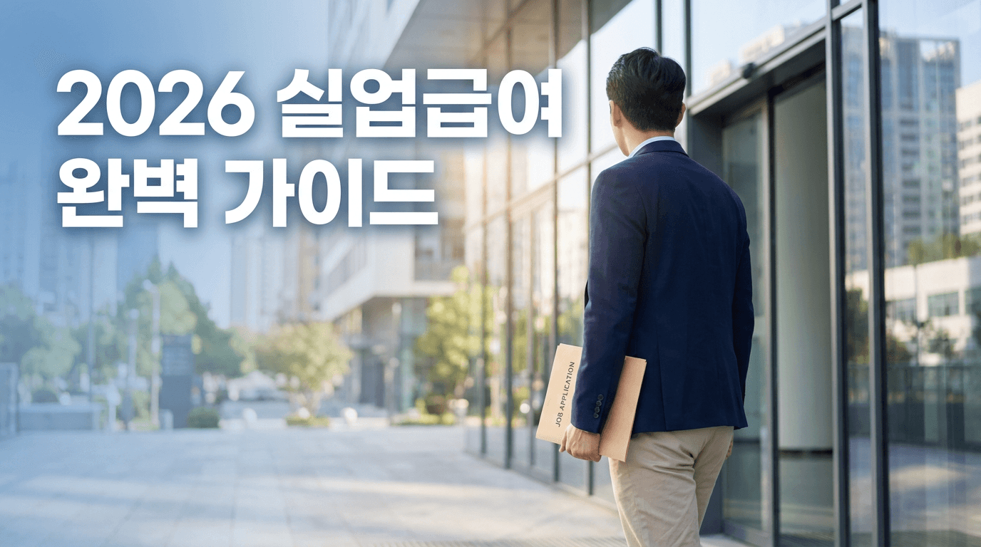 2026 실업급여(구직급여) 완벽 가이드 — 자격·일급·소정급여일수·신청 절차·조기재취업수당 총정리
