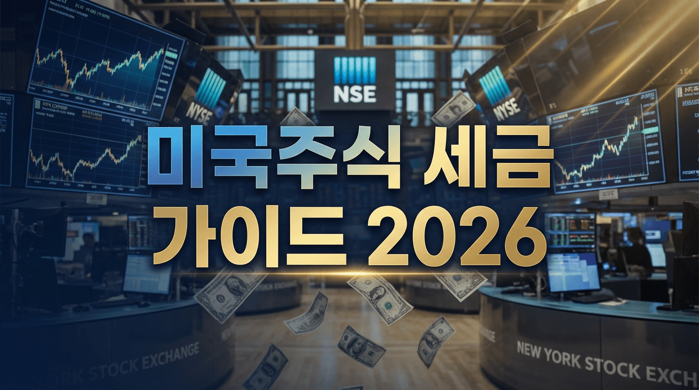 미국주식 세금 & 환차익 완벽 가이드 2026 — 양도세·배당세·환차익·신고까지