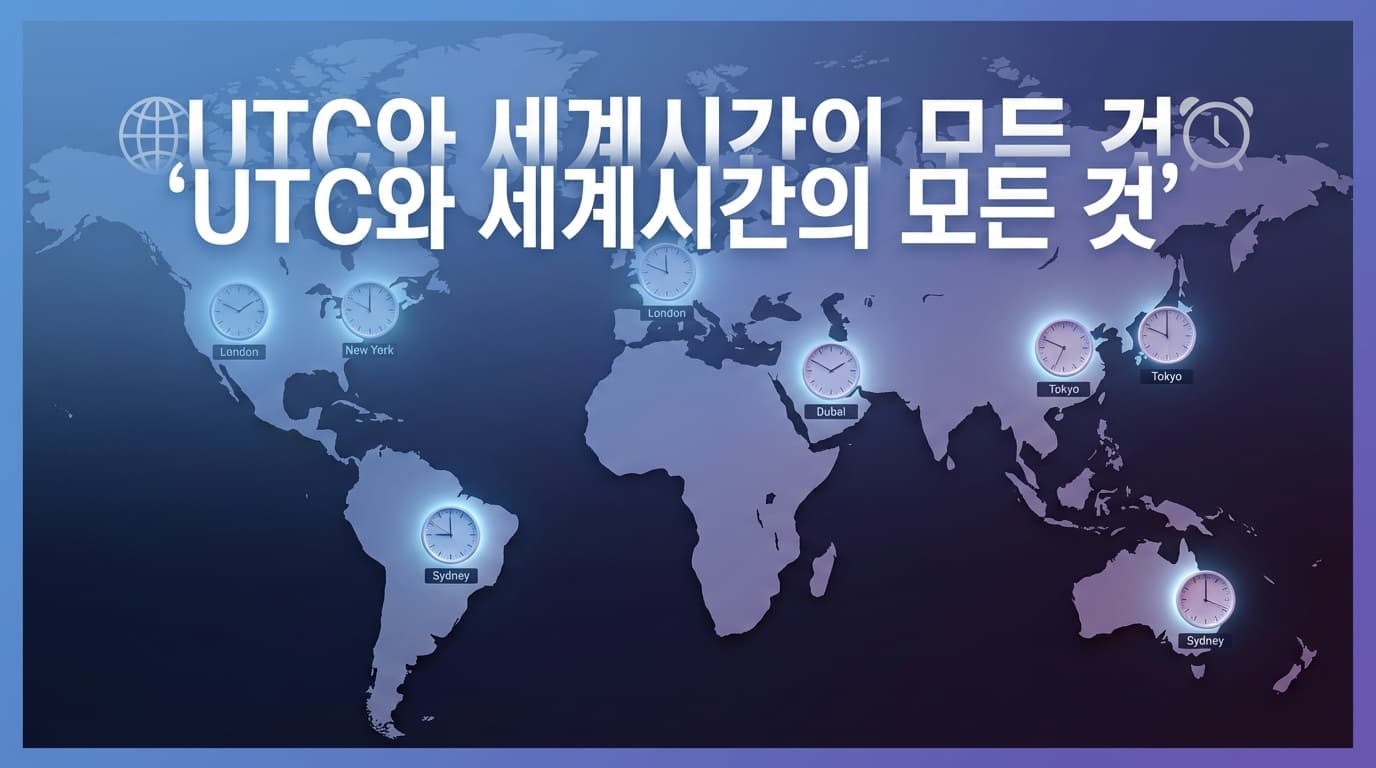 UTC와 세계시간의 모든 것: 시차의 원리, 역사, 그리고 시차가 없다면?