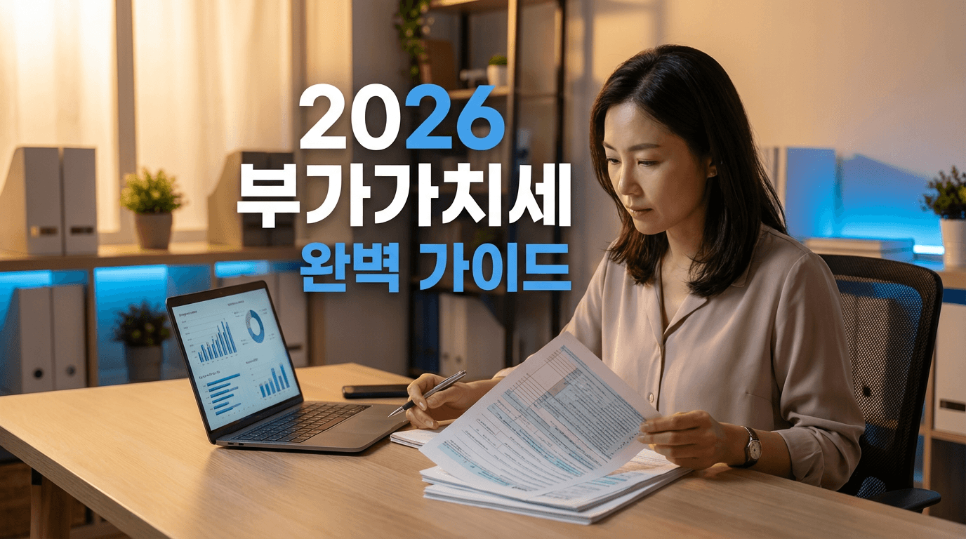 2026 부가가치세(VAT) 완벽 가이드 — 일반·간이과세자, 신고기간·환급·절세까지