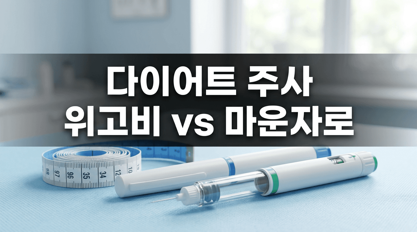 위고비 vs 마운자로, 다이어트 주사 끊으면 다시 찔까