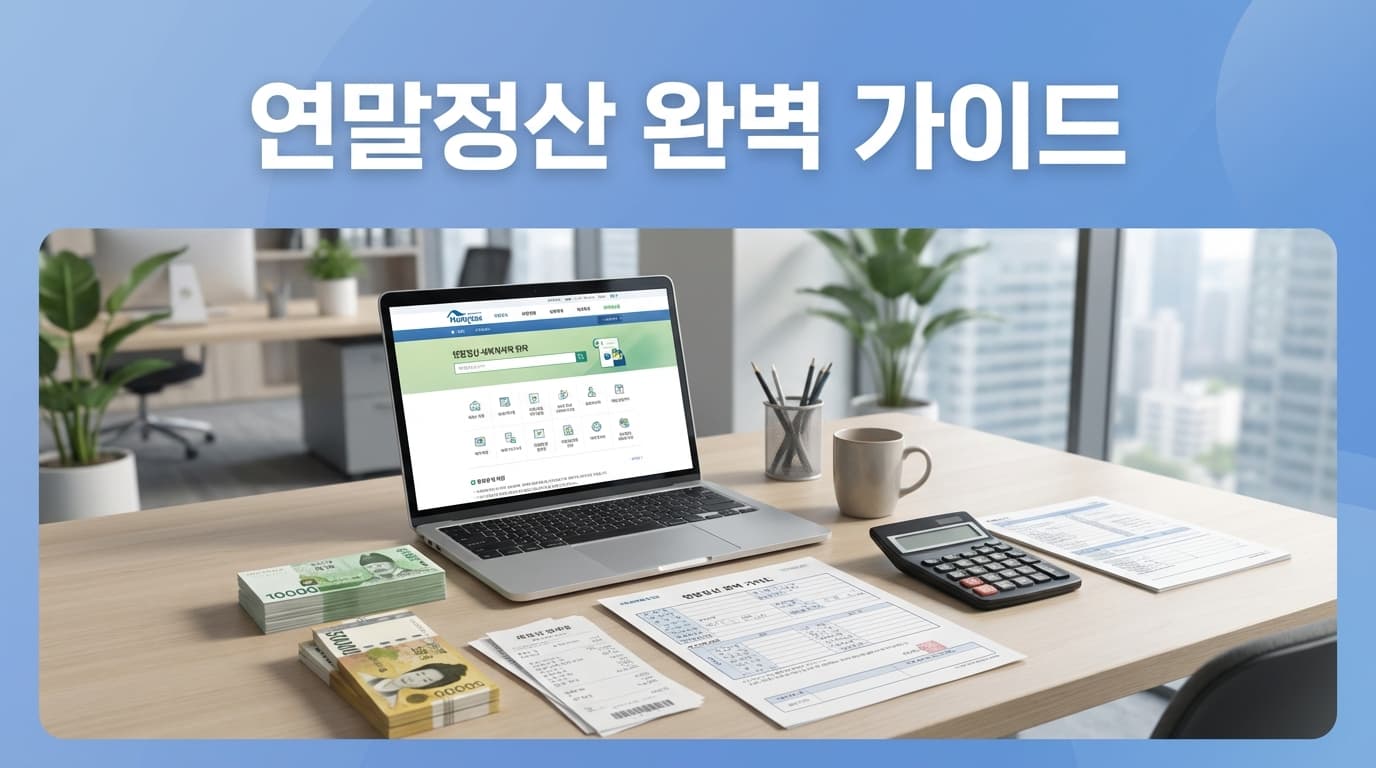 2025년 귀속 연말정산 완벽 가이드: 홈택스 이용법부터 절세 팁까지 총정리