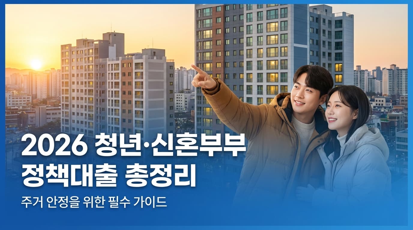 2026년 청년·신혼부부 정책대출 총정리 — 조건·금리·한도 완벽 비교 가이드