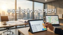 부동산 중개수수료 계산기