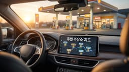 주변 주유소 지도