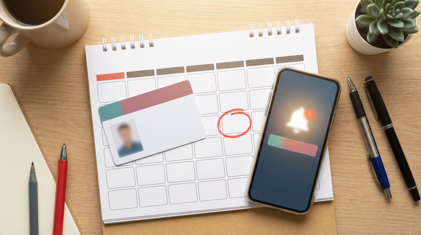 운전면허 갱신 기간 변경 안내 이미지