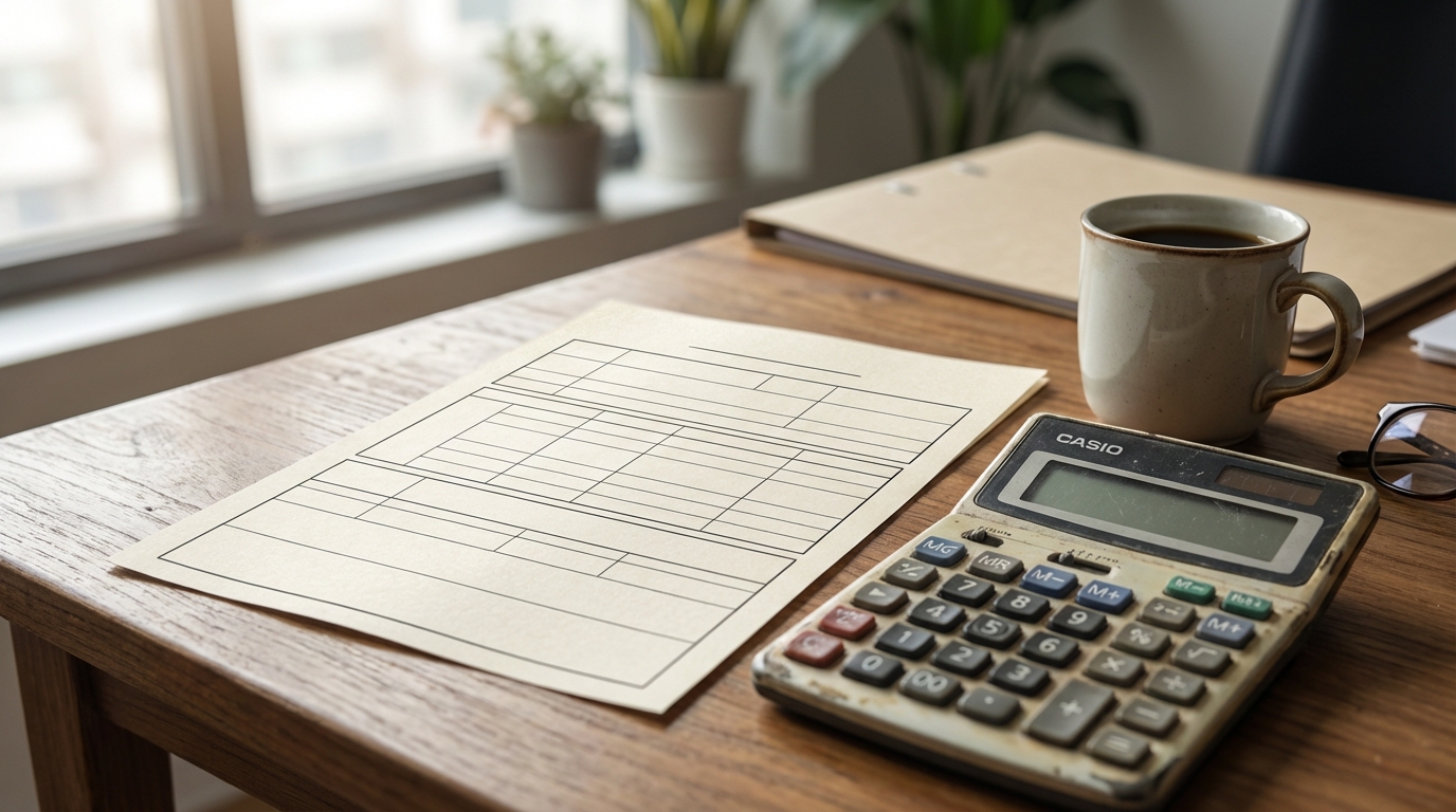 급여명세서와 계산기