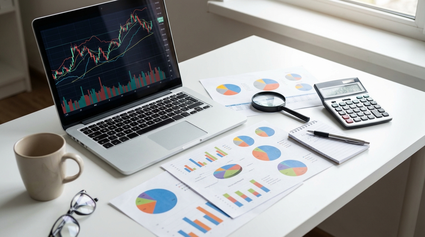 주식 차트 기술적 분석 화면