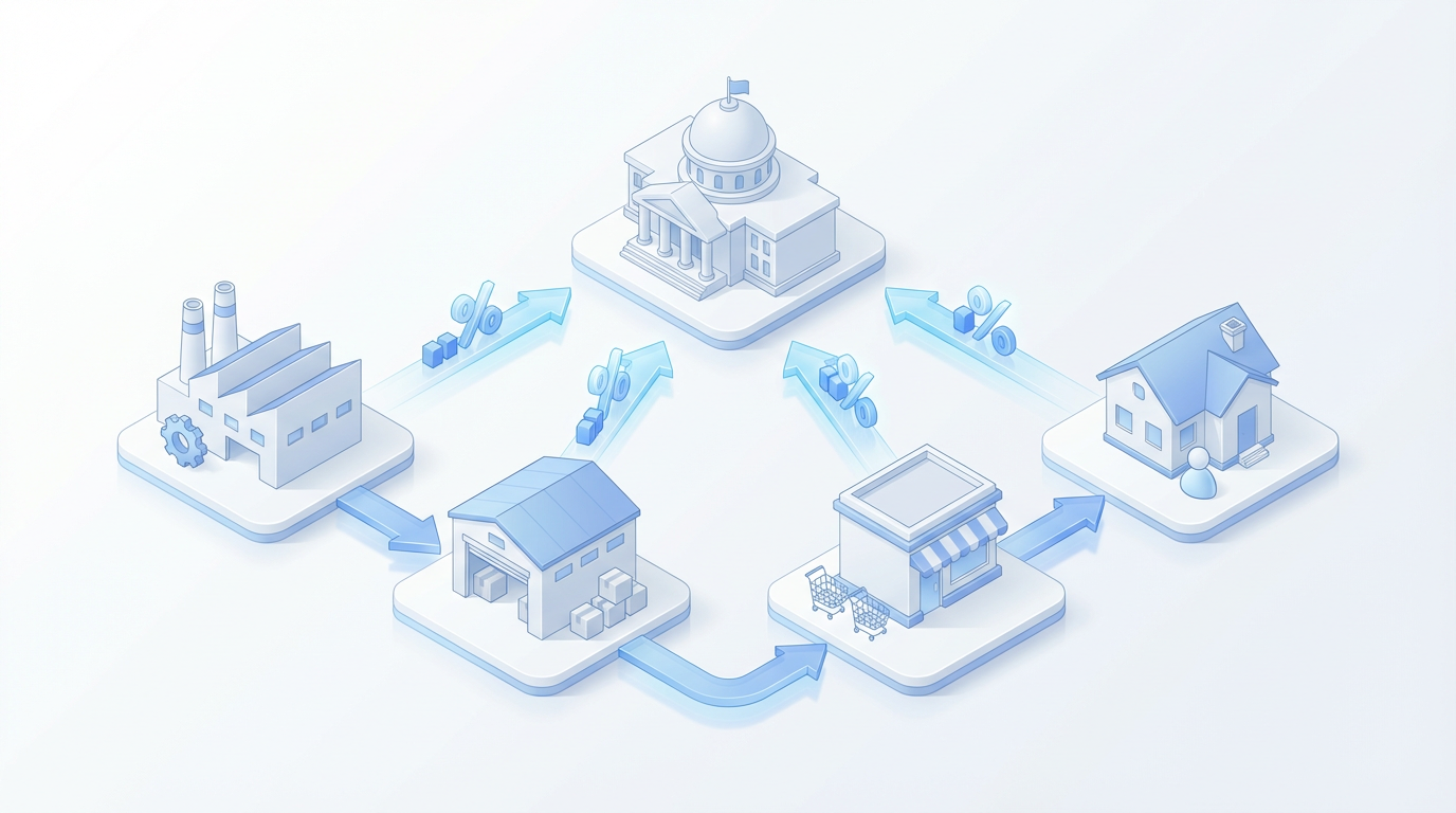 부가가치세 거래 단계별 흐름